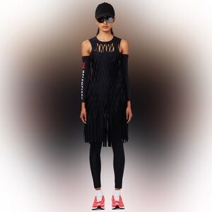 BALENCIAGA SHOOTER GLOVES BLACK AND WHITE Brand New without tag